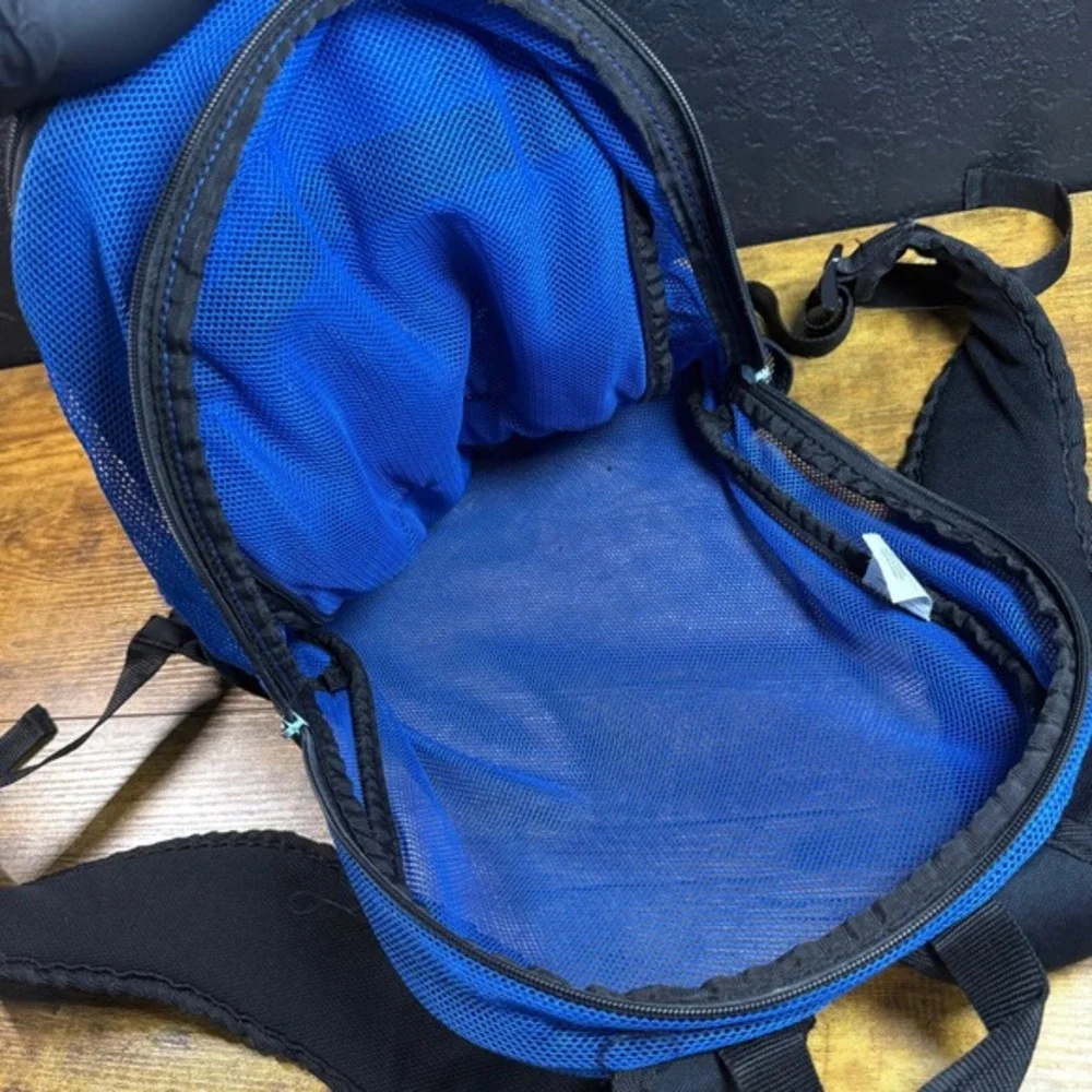 Nike Vintage Y2K Blue Polyester Mesh Breathable Backpack‎ Unisex One Size